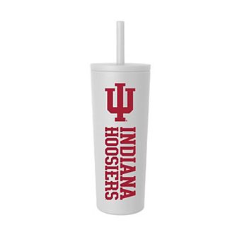 Indiana Hoosiers 24oz. No Spill Straw Tumbler