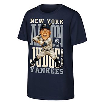 Youth Outerstuff Aaron Judge Navy New York Yankees Caricature Clash T-Shirt