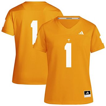 Women's adidas #1 Tennessee Orange Tennessee Volunteers Replica Football Jersey