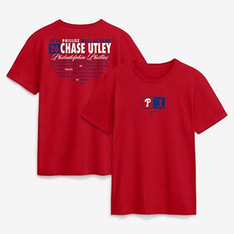 Men's Nike Chase Utley Red Philadelphia Phillies Wall of Fame T-Shirt