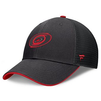 Men's Fanatics Black Carolina Hurricanes Fundamental Limits Trucker Adjustable Hat