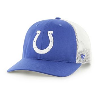 Youth '47 Royal Indianapolis Colts Adjustable Trucker Hat