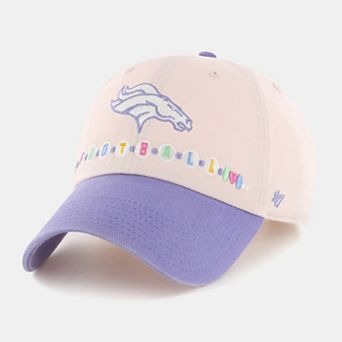 Toddler '47 Light Pink/Light Purple Denver Broncos Friendship Clean Up Adjustable Hat