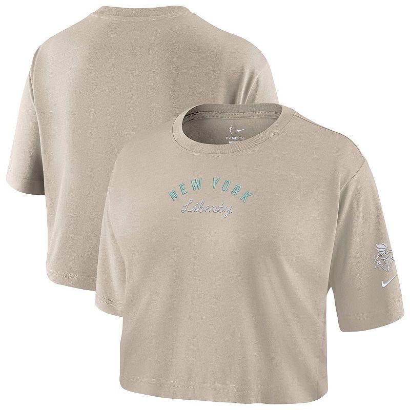 Nike Cream New York Liberty Studio Cropped T-Shirt