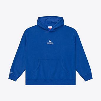 Men's Mitchell & Ness Royal Los Angeles Dodgers Core Essentials Fleece Hoodie