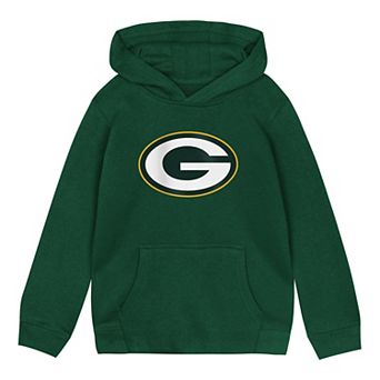 Toddler Green Green Bay Packers Primary Logo Fleece Hoodie