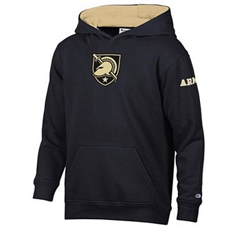 Youth Champion Black/Gold Army Black Knights Volume Fleece Hoodie
