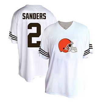 Women's Fanatics Shedeur Sanders White Cleveland Browns Plus Size Fashion Jersey