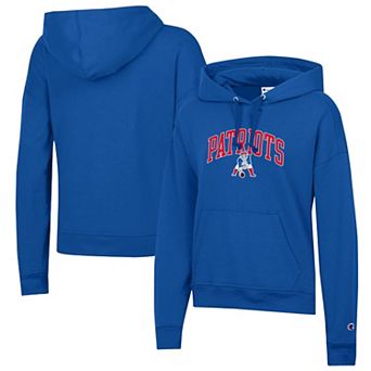 Women's Champion Royal New England Patriots Powerblend Hoodie