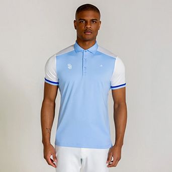 Men's Redvanly Light Blue/White San Diego Padres Sydney Polo