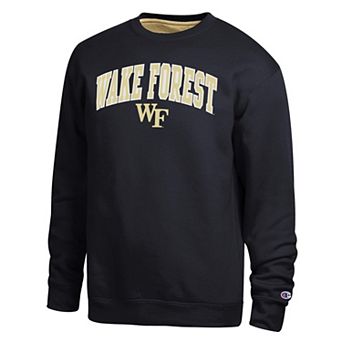 Men's Champion Black Wake Forest Demon Deacons Arch Sweatshirt