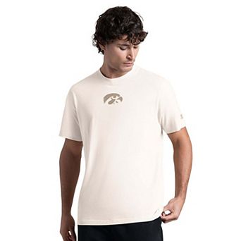 Men's Starter Cream Iowa Hawkeyes Warm Up T-Shirt