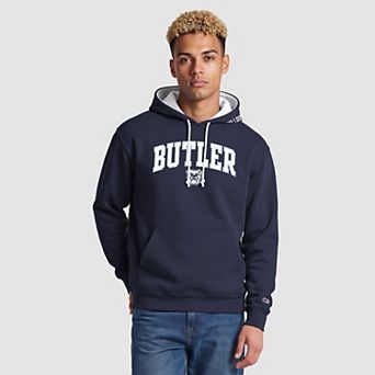 Men's Champion Navy/White Butler Bulldogs Contrast Hoodie