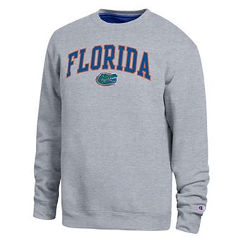 Men's Champion Heather Gray Florida Gators Arch Sweatshirt