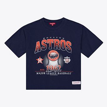 Women's Mitchell & Ness Navy Houston Astros Street Graphics T-Shirt