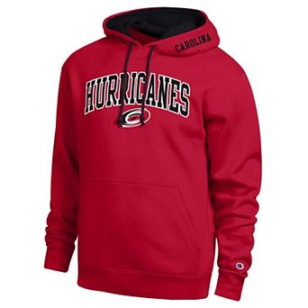 Men's Champion Red Carolina Hurricanes Contrast Hoodie