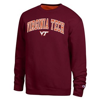 Men's Champion Maroon Virginia Tech Hokies Arch Sweatshirt