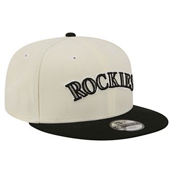 Youth New Era White Colorado Rockies Two-Tone 9FIFTY Snapback Hat