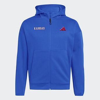Men's adidas Royal Kansas Jayhawks Z.N.E Full-Zip Hoodie