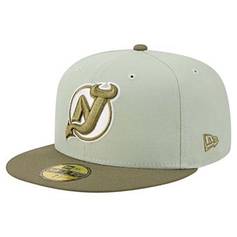 Men's New Era Sage Green/Olive New Jersey Devils Color Pack 59FIFTY Fitted Hat