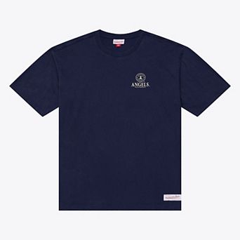 Men's Mitchell & Ness Navy Los Angeles Angels Core Essentials T-Shirt