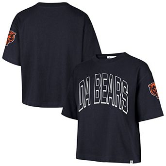 Women's '47 Navy Chicago Bears Call Out Reed City T-Shirt