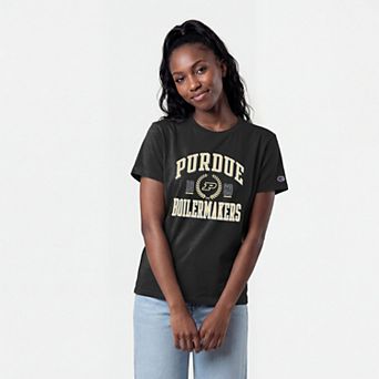 Women's Champion Black Purdue Boilermakers Lifestyle T-Shirt