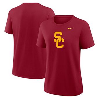 Women's Nike Cardinal USC Trojans Primary Logo T-Shirt