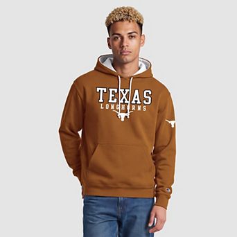 Men's Champion Texas Orange Texas Longhorns Contrast Hoodie