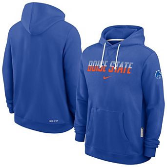 Men's Nike Royal Boise State Broncos 2026 Sideline Standard Issue Dri-FIT Hoodie