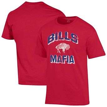 Men's Champion Red Buffalo Bills Bills Mafia T-Shirt
