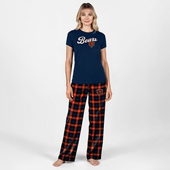 Women's Concepts Sport Navy Chicago Bears Highland Sleep Set