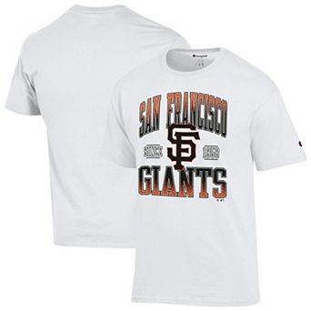 Men's Champion White San Francisco Giants Team Name T-Shirt