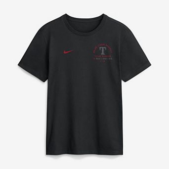 Men's Nike Black Texas Rangers Split Logo T-Shirt