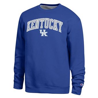 Men's Champion Royal Kentucky Wildcats Arch Sweatshirt
