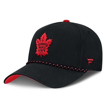 Men's Fanatics Black Toronto Maple Leafs Canada Military Appreciation Authentic Pro A-Frame Adjustable Hat