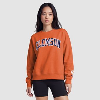 Women's Champion Orange/Purple Clemson Tigers Sweatshirt