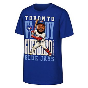 Youth Outerstuff Vladimir Guerrero Jr. Royal Toronto Blue Jays Caricature Clash T-Shirt