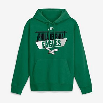 Men's Nike Kelly Green Philadelphia Eagles Rewind Club Hoodie