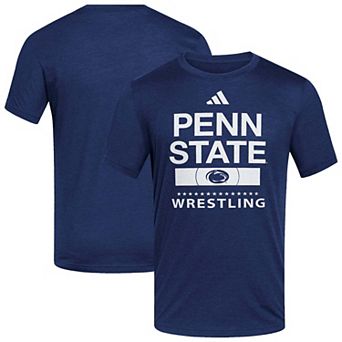 Men's adidas Navy Penn State Nittany Lions Wrestling Blend T-Shirt