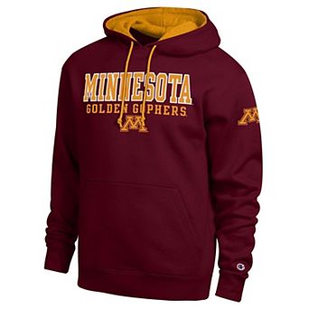 Men's Champion Maroon Minnesota Golden Gophers Contrast Hoodie