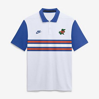 Men's Nike White Florida Gators Legacy Vapor Logo Dri-FIT Polo