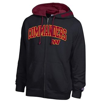 Men's Champion Burgundy/Garnet Washington Commanders Full-Zip Hoodie
