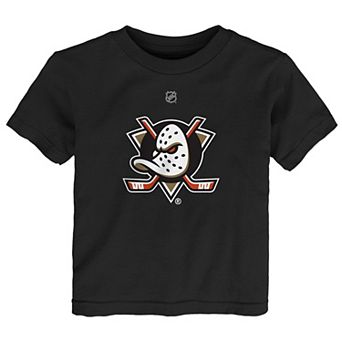 Toddler Outerstuff Black Anaheim Ducks Primary Logo T-Shirt