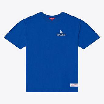 Women's Mitchell & Ness Royal Los Angeles Dodgers Core Essentials Micro Logo T-Shirt