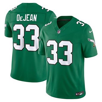 Men's Nike Cooper DeJean Kelly Green Philadelphia Eagles Alternate Vapor F.U.S.E. Stitched Limited Jersey