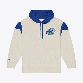 Men's Mitchell & Ness Cream Dallas Mavericks French Terry Hoodie