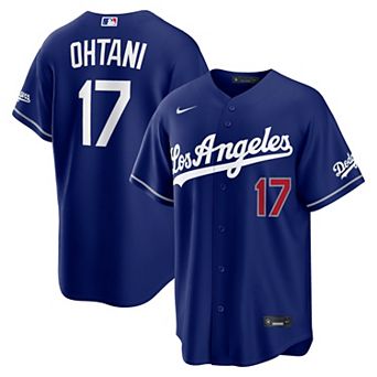Men's Nike Shohei Ohtani Deep Royal Los Angeles Dodgers Alternate 2 Stadium Jersey