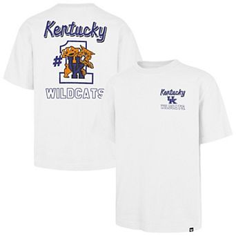 Men's '47 White Kentucky Wildcats #1 Mascot Foundation T-Shirt