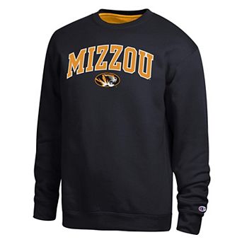 Men's Champion Black Missouri Tigers Arch Sweatshirt